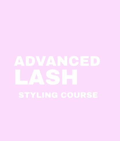 Advanced Styling Course In person