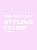 The “wet lash” Styling Course ( In Person )